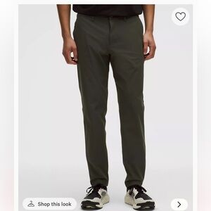 lululemon athletica Men's Dark Green Chinos